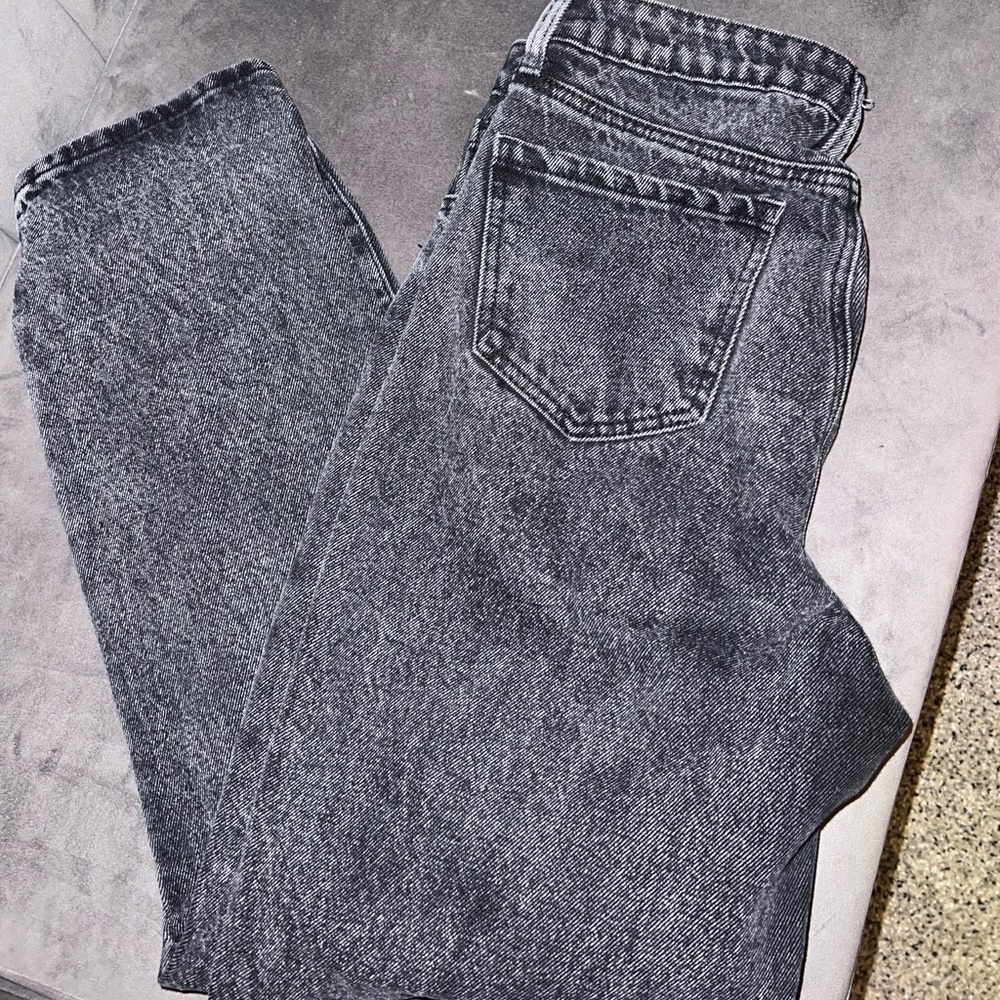 BP Mom jeans faded black